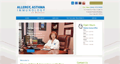 Desktop Screenshot of allergyasthmaonmadison.com